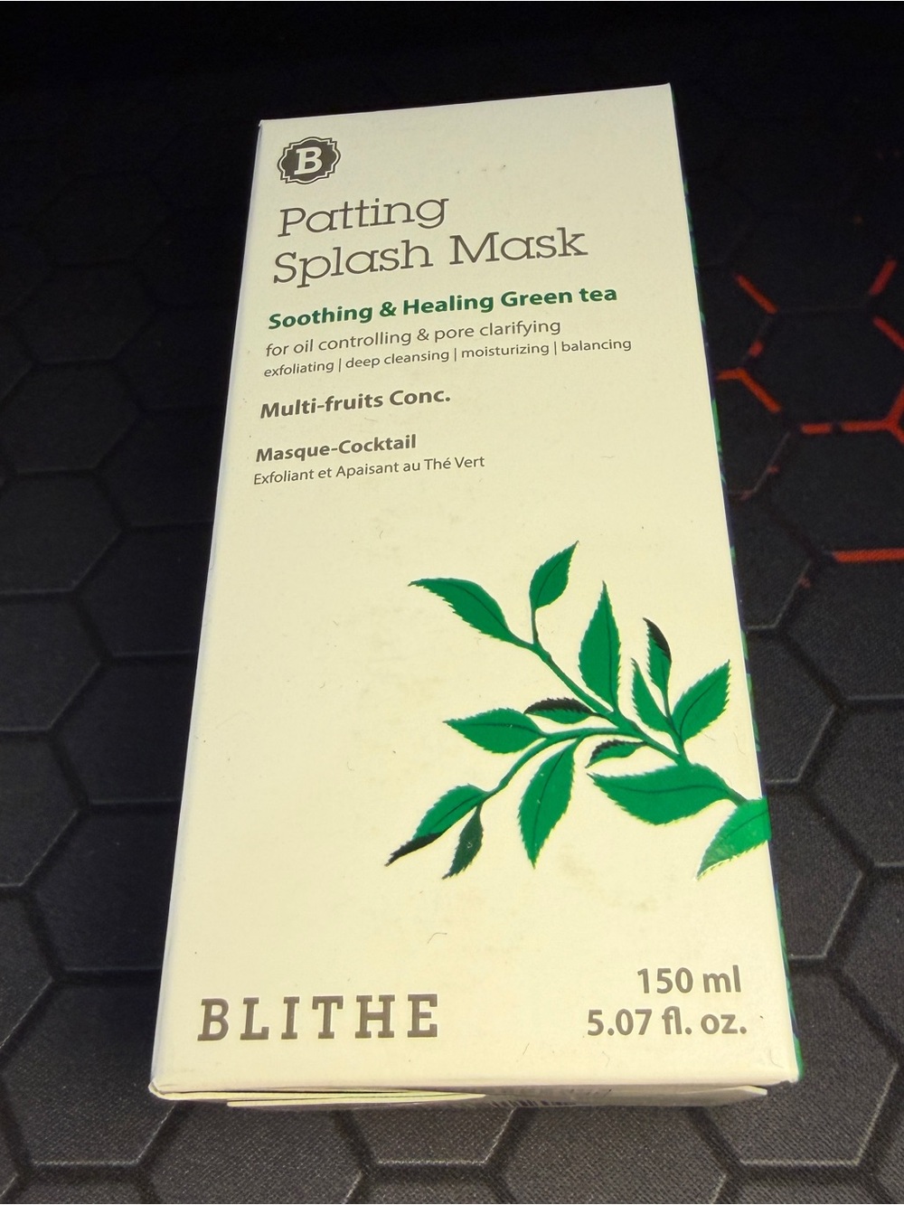 Blithe Patting Splash Mask - Green Tea 150ml - Picture 2 of 6